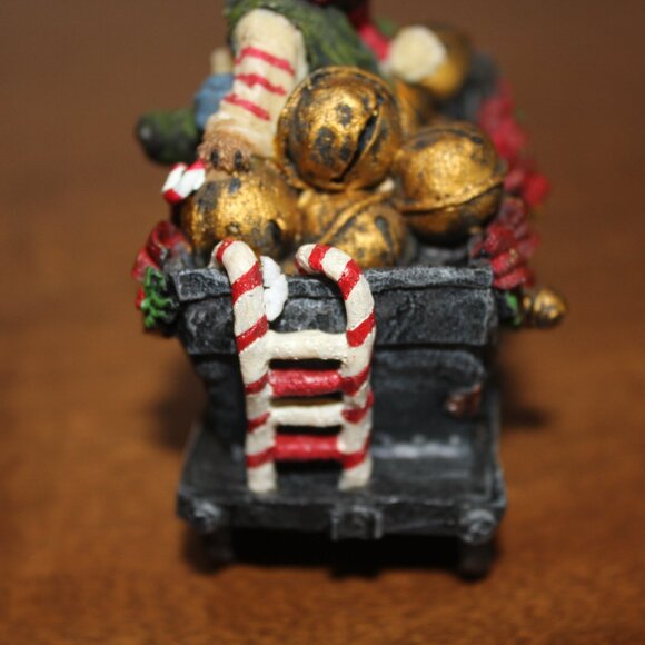 Boyds Bears Christmas Train Jingle Elfbeary In the Hopper Car Vintage 2003 w Box - Picture 3 of 11